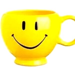 Cheerful Yellow Smiley Floral Mug